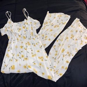Floral Print Cami Jumpsuit